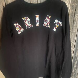 Ariat Women's Black Long Sleeve Tee with Colorful Logo. worn once